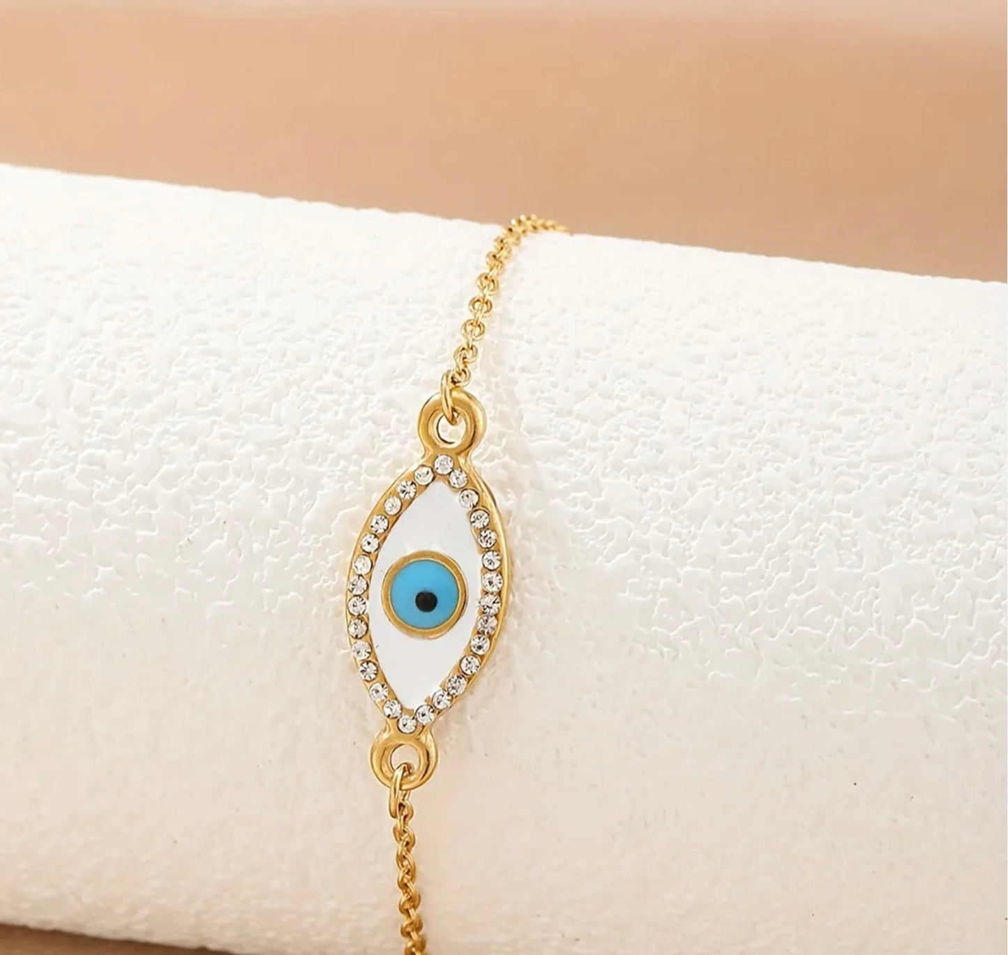 Serenity Eye With Dimond Bracelet
