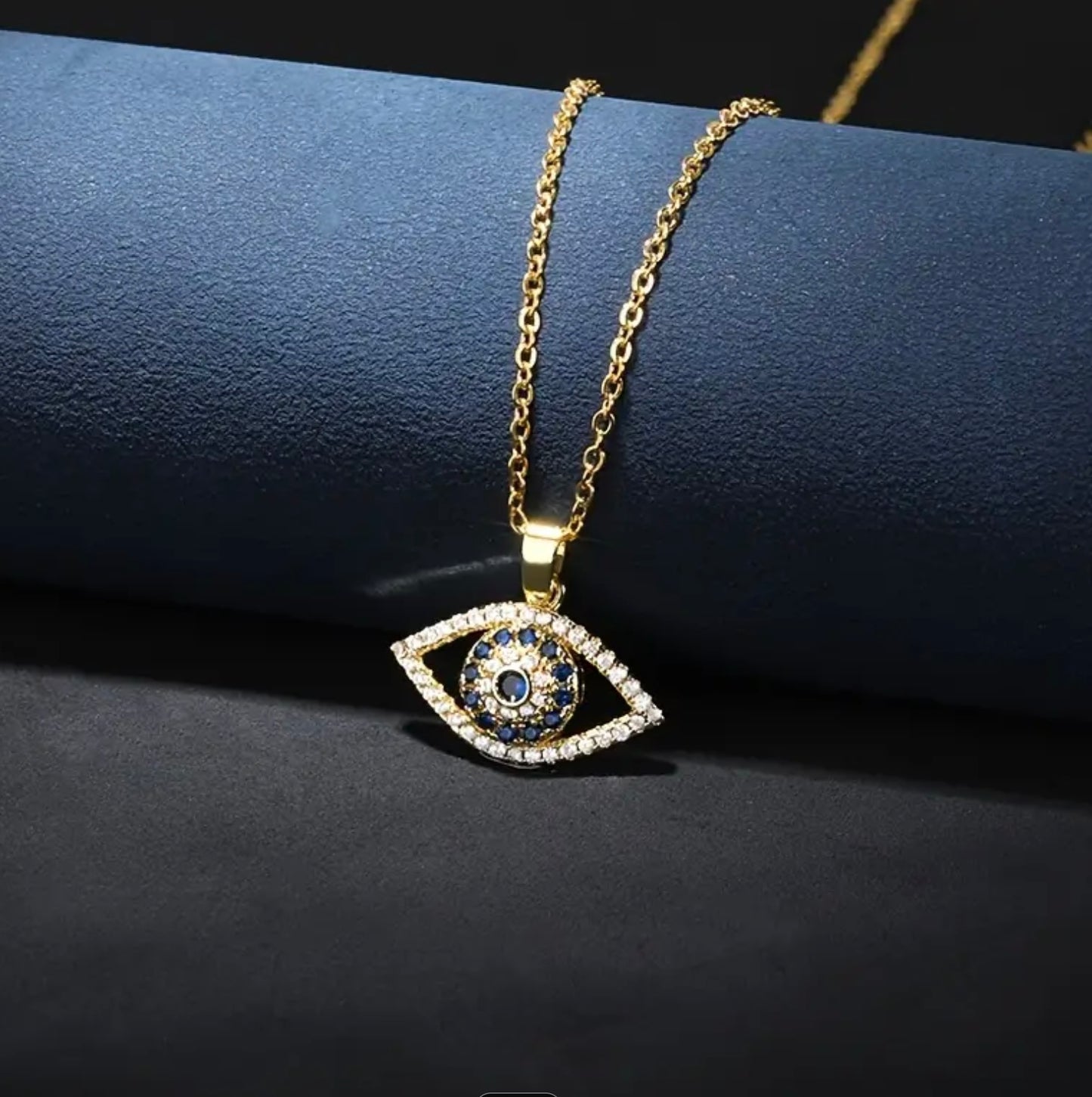 Serenity Eye With Dimond Necklace