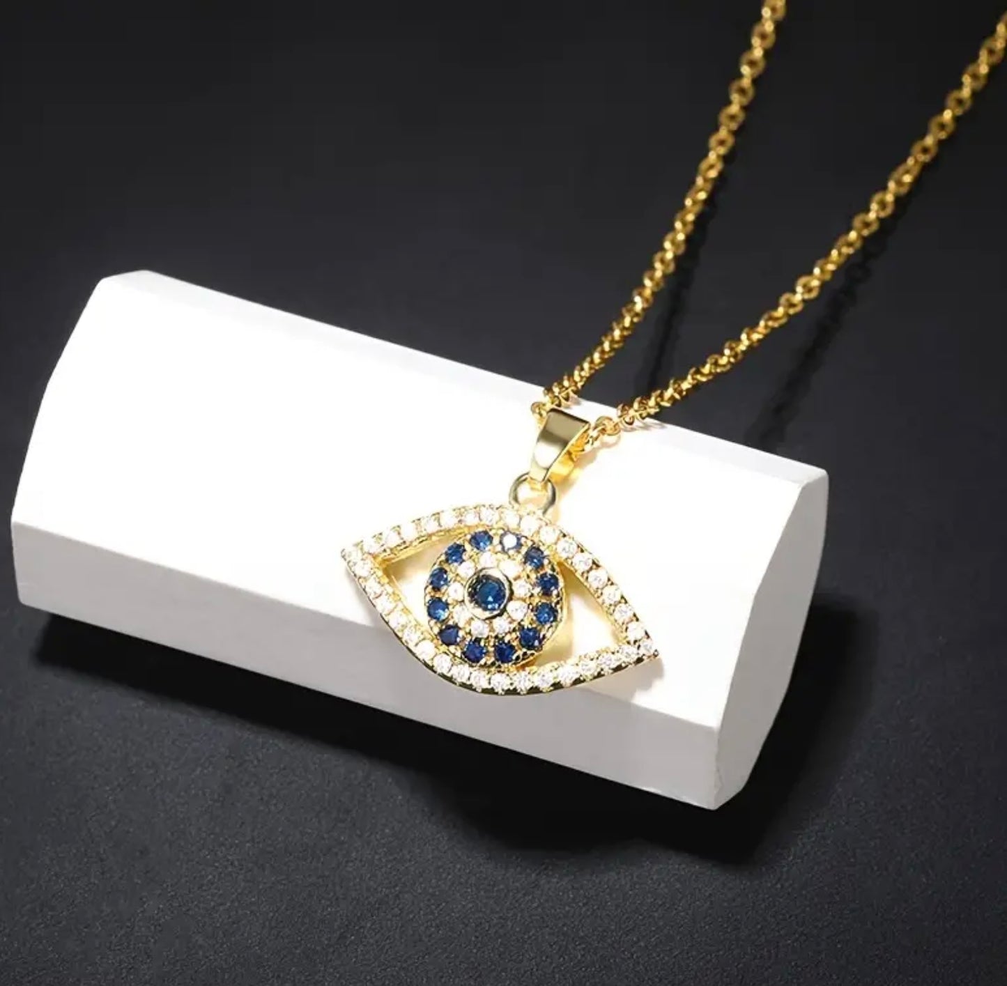 Serenity Eye With Dimond Necklace