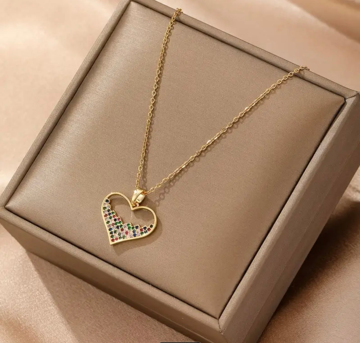 Heart Stone Necklace