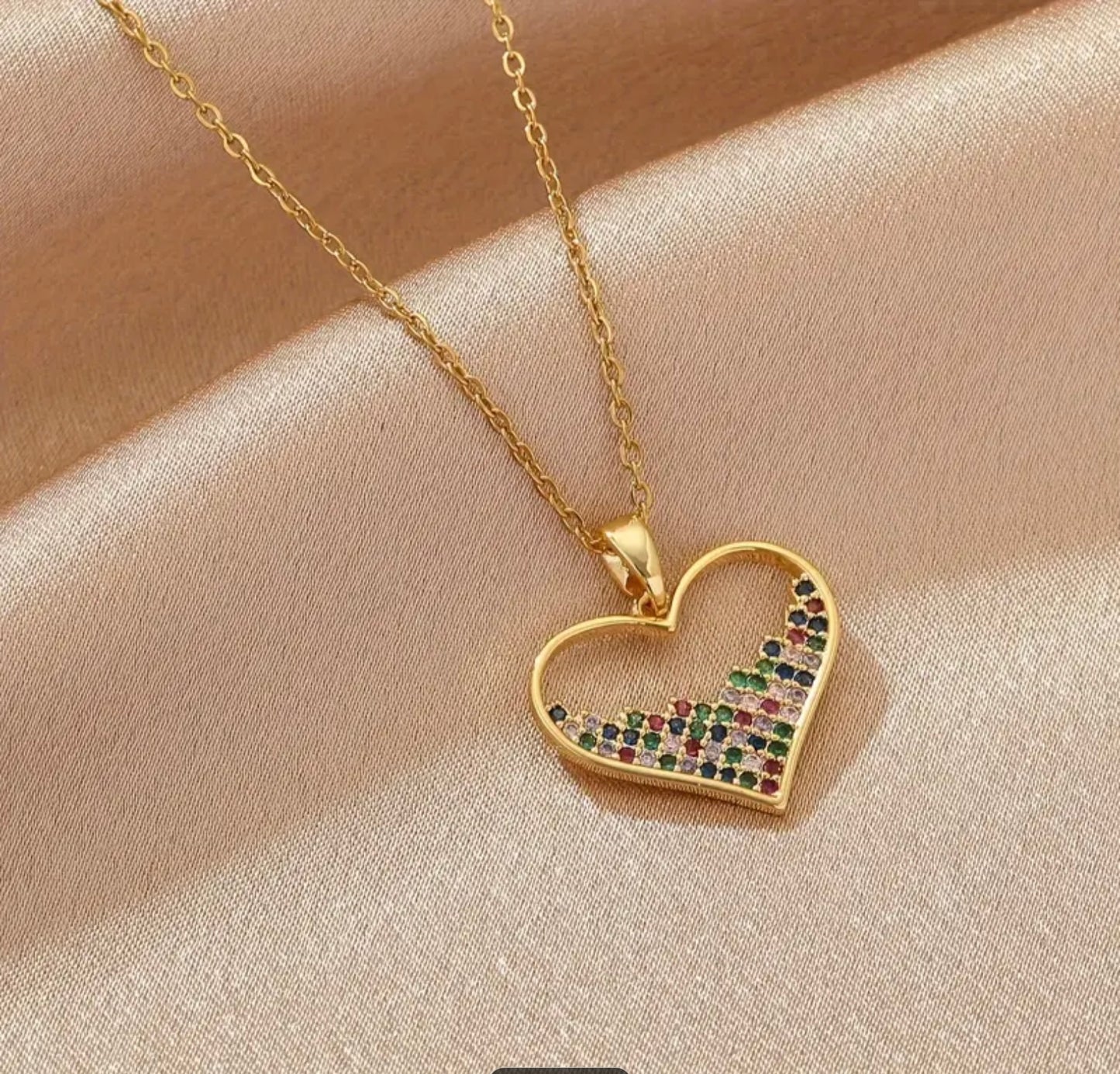 Heart Stone Necklace