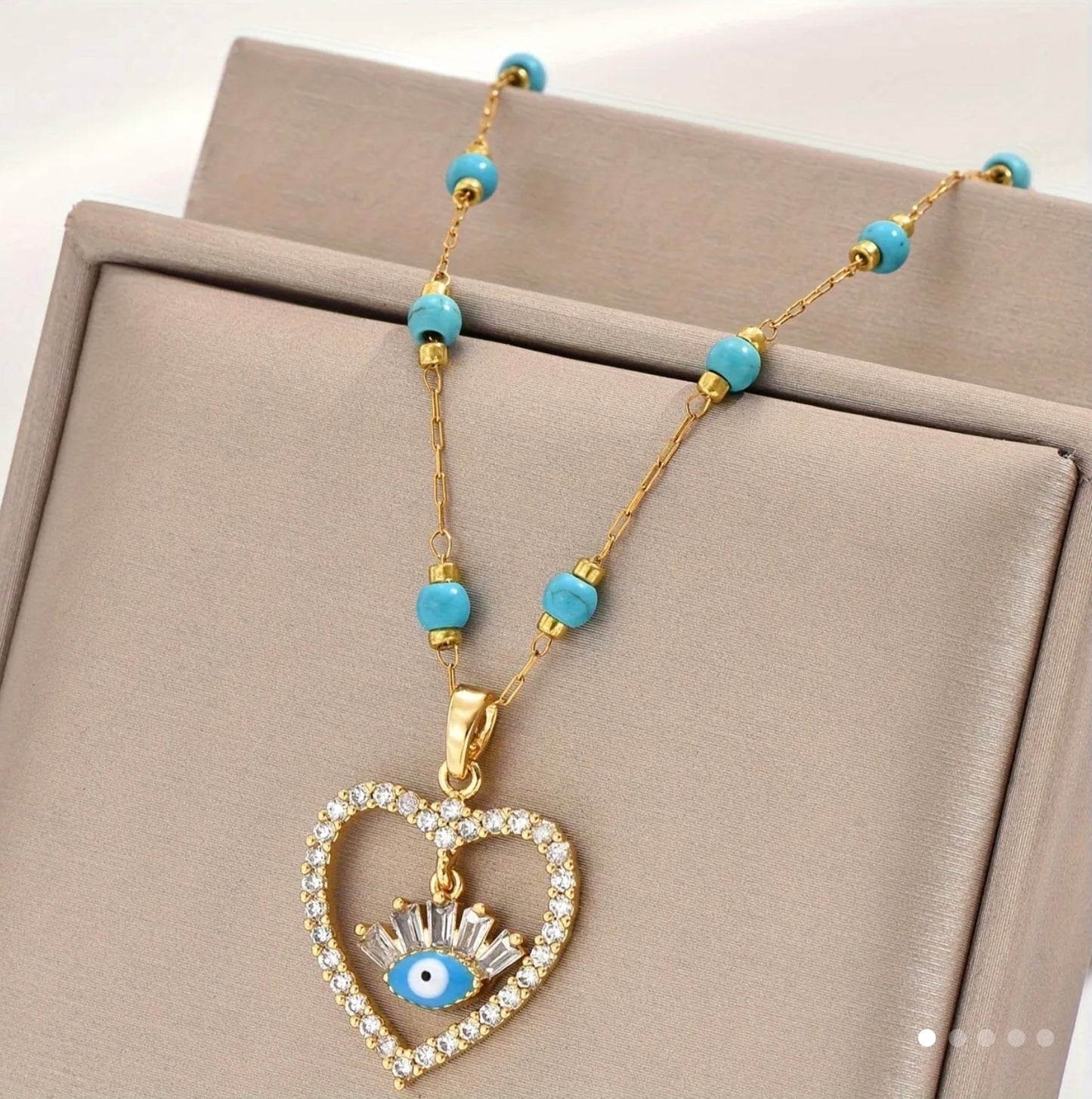 Eye Heart Necklace