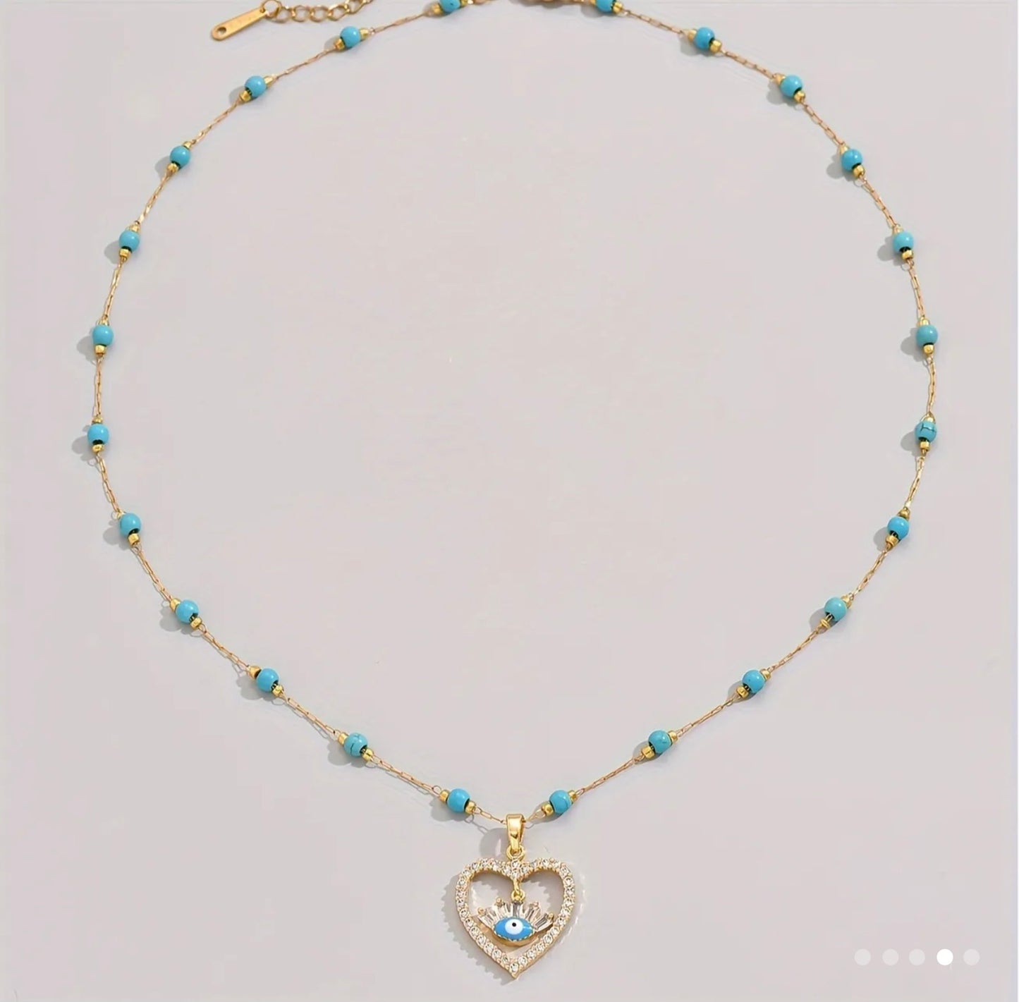 Eye Heart Necklace