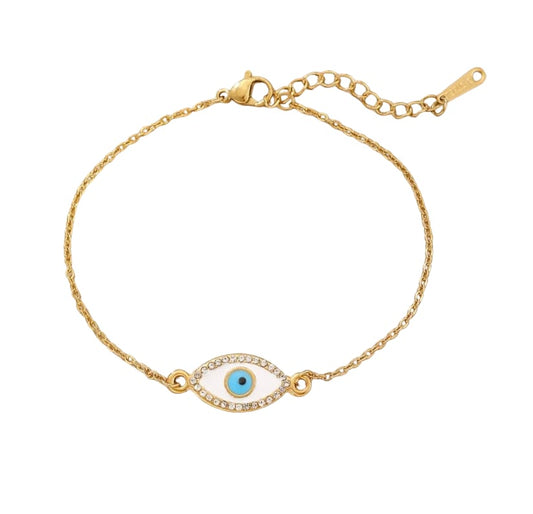 Serenity Eye With Dimond Bracelet