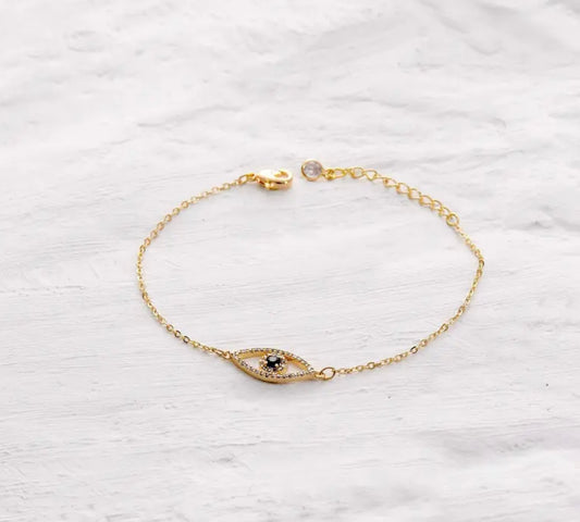 Azure Guardian Eye Bracelet