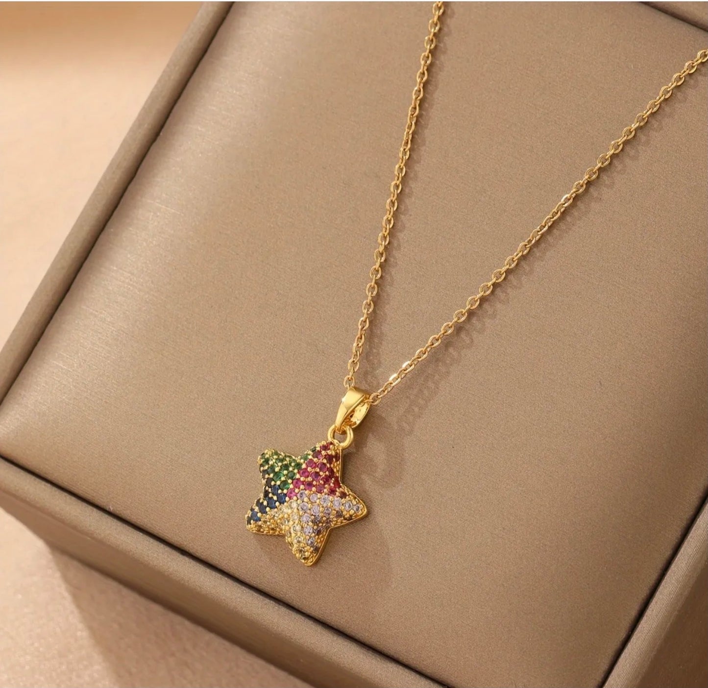 colorful Star Necklace