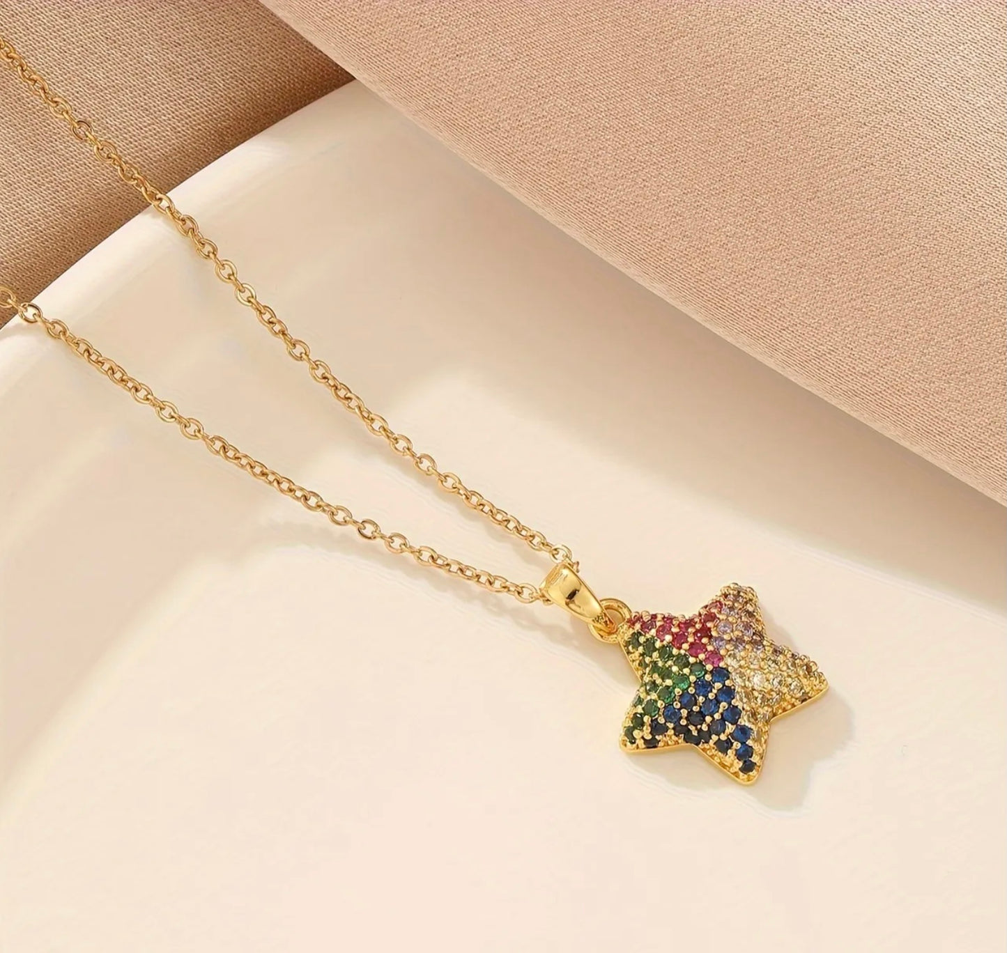 colorful Star Necklace