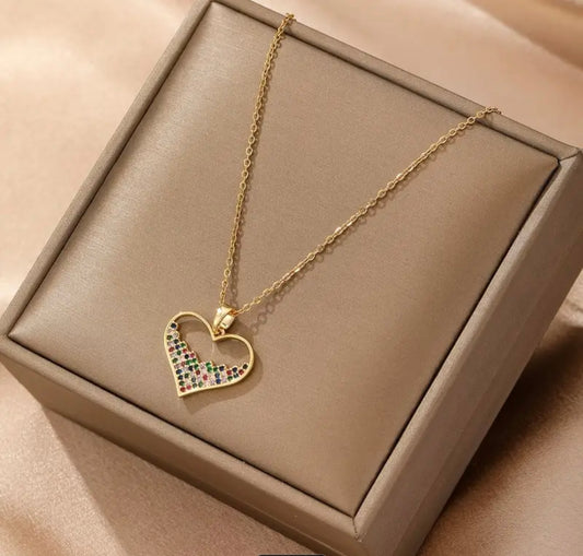 Heart Stone Necklace