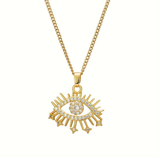 Golden Eye Necklace