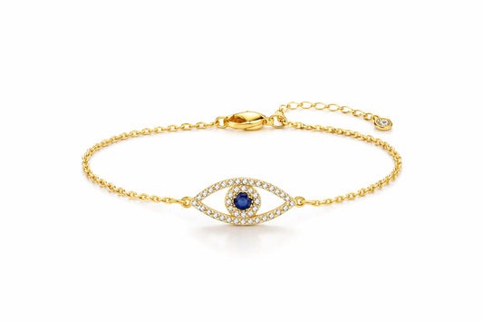 Azure Guardian Eye Bracelet