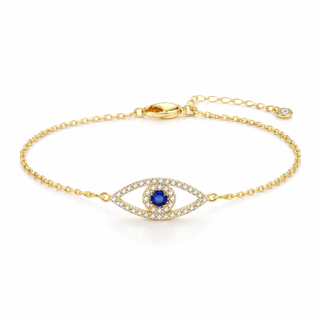 Azure Guardian Eye Bracelet