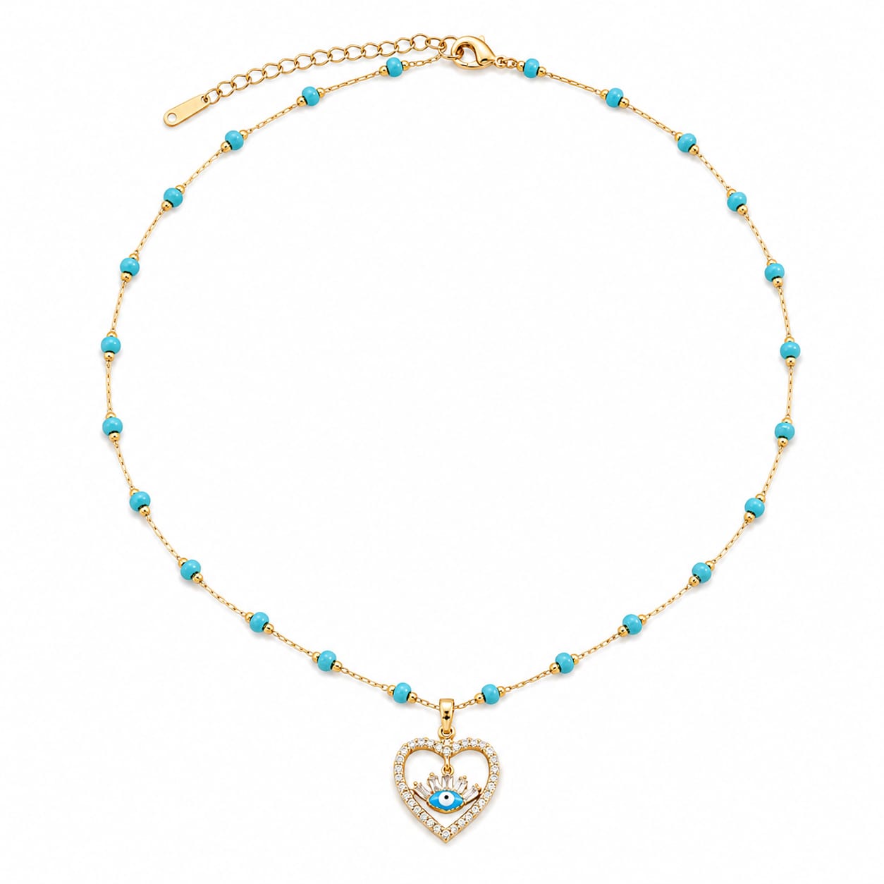 Eye Heart Necklace