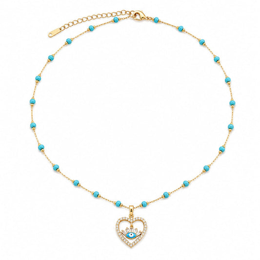 Eye Heart Necklace