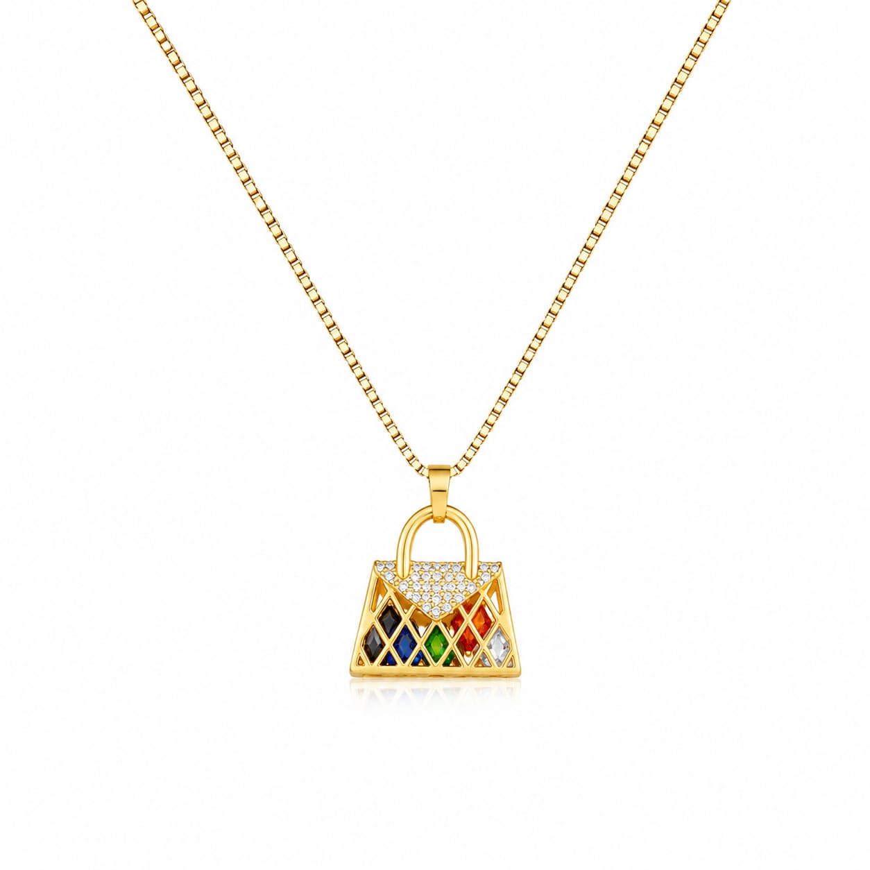 Handbag Stone Necklace