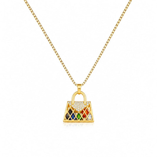Handbag Stone Necklace