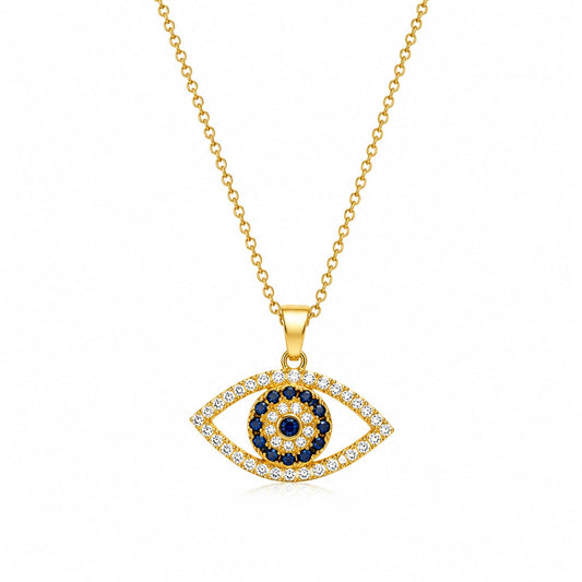 Serenity Eye With Dimond Necklace