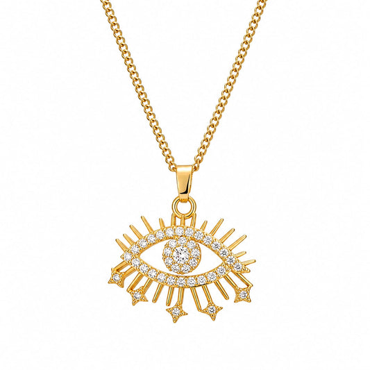 Golden Eye Necklace